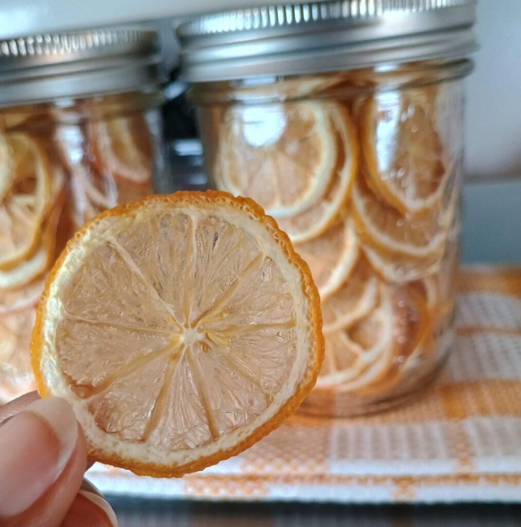 dehydrated lemon slices