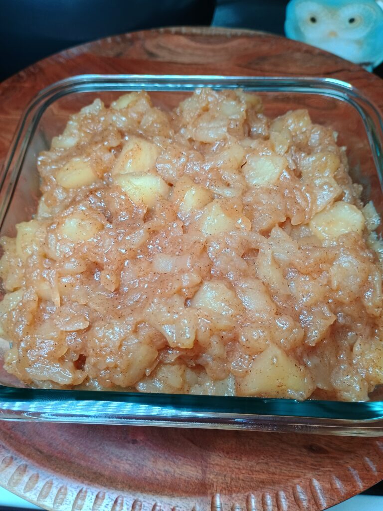 cooked apple pie filling